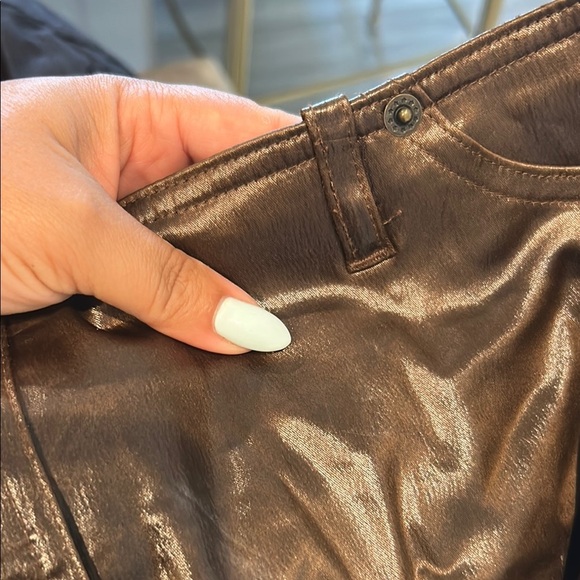 Plein Sud Jeans Vintage Y2K Liquid Brown Skirt Size 8 - Picture 5 of 7